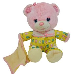 Vintage 1992 Playskool Chitty Chat Slumber Bear Plush Talking Doll WORKING RARE!